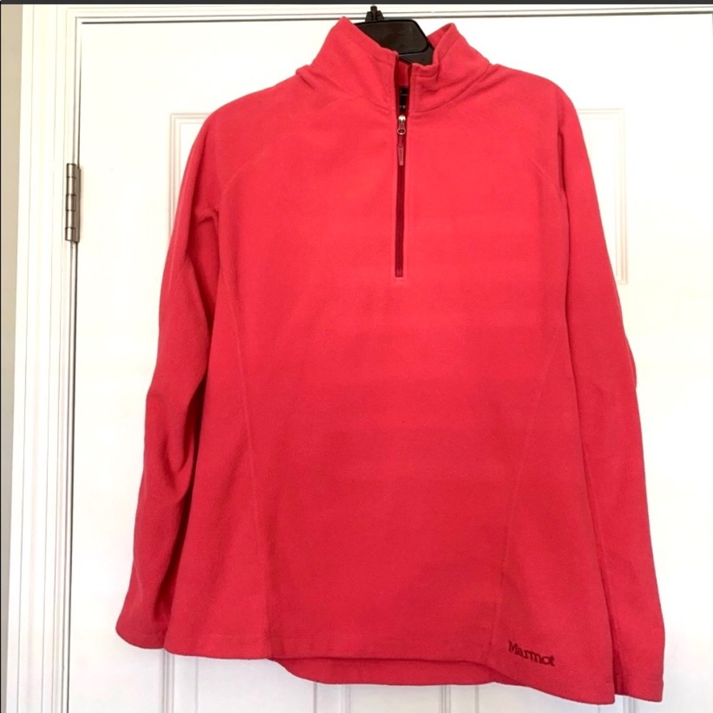 Marmot Bright Coral Quarter Zip